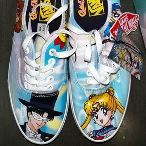 Sailor Moon Authentic Vans size 9.5
